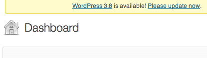 WordPress 3.8 is available